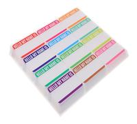 FONDOTIN 10 Sheets Adhesive Name Labels for Daycare Clothes Bottles School Use Stickers for Easy Item Classification and Long-Term Identification