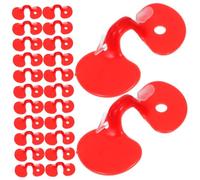 FONDOTIN 1000pcs Pinless Poultry Anti-pecking Peepers for Chickens and Pheasants Medium Blinders Glasses for Hens and Roosters Easy to Install Ergonomic Design Harmony and Reducing