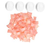 FONDOTIN 100pcs Disposable Compressed Cotton Face Washcloths Soft Absorbent Travel Towels Compact Coin Facial Cleansing Paper for Camping Hiking