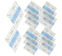 FONDOTIN 100pcs Disposable Makeup Mixing Stickers Self Adhesive Transparent Palette Film for Nail Art for Foundation Lipstick and Cosmetic Blending