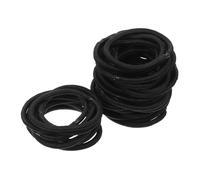 FONDOTIN 100Pcs Elastic Hair Ties for Women Durable No Damage Ponytail Holders Versatile Black Hair Bands for Teens