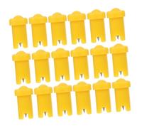 FONDOTIN 100pcs Eyelash Glue Bottle Needles Anti-blocking Stainless Steel Nozzle Pins for Eyelash Extension Use Plastic Applicator Tips for Precision Glue Dispensing