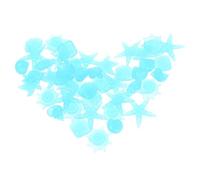 FONDOTIN 100pcs Glow Dark Aquarium Stones Decorative Pebbles for Fish Tanks Flowerpots and Gardens Ocean Theme Gravel for Unique Aquascaping