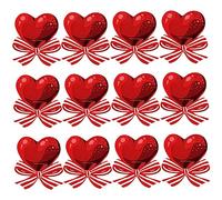 FONDOTIN 100pcs Heart Design Lollipop Paper Cards Adorable Candy Wrapping Holders for Parties DIY Decorations and Sweet Treats for Sharing and Festive Celebrations