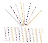 FONDOTIN 100pcs Marshmallow Sticks Thick Paper Candy Cones for Treats Lollipop Sticks for Parties and Craft Projects