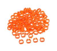 FONDOTIN 100pcs Pigeon Leg Bands Farm Chicken Leg Rings Poultry Identification Rings for Small Birds Pigeon Feet