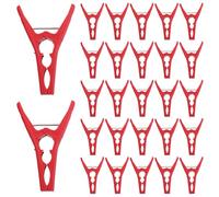FONDOTIN 100pcs Plant Support Clips Reusable Vine Fixing Clips for Vegetables and Fruits Gardening Plant Climbing Clamp for Tomato Grape and Orchid