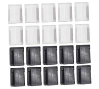 FONDOTIN 100pcs Self-Adhesive Cable Clamp Fixed Buckles Wire Tie Base Holders Multi-Purpose Wire Clips for Home Office Garage Indoor Outdoor Use Black White Each