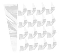 FONDOTIN 100pcs Transparent Single Rose Flower Wrapping Bags Lightweight Bouquet Sleeves for Florists Floral Packing Supplies for Valentine's Day Mother's Day and Special Occasions