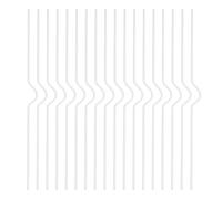 FONDOTIN 100pcs White 29.5cm Hanging Calendar Binder Wire Hooks for Wall Calendars Small Iron Wire Hangers for 2026 Monthly Display