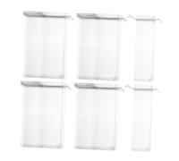 FONDOTIN 100Pcs White Organza Drawstring Mesh Bags Portable Folding Fan Storage Pouches Lightweight Packing Bags for Jewelry Candy Party Favor Christmas Wrapping