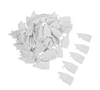 FONDOTIN 100pcs White Pre-Folded Origami Cranes DIY Wedding Party Shower Decorations Paper Birds for Background Photo Props