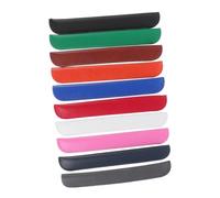 FONDOTIN 10Pcs All Inclusive PU Pencil Protector Business Portable Pen Covers Solid Color Design for Stylish Organization and Protection of Your Writing Instruments