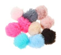 FONDOTIN 10pcs Assorted Poms Soft Toy for Kittens Lightweight Interactive Play for Exercise Creative Crafts