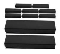 FONDOTIN 10PCS Black Flip-top Pen Present Boxes for Ballpoint Fountain Marker Pens Scratch-Resistant Storage Case for Business Birthday Souvenirs Office Use Compatible with Various Writing