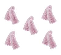 FONDOTIN 10Pcs Carbon Fiber Finger Sleeves Breathable Sweat Resistant Covers for Mobile Gaming Flexible Design for Comfortable Play Durable Protectors for Gaming Enthusiasts