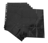 FONDOTIN 10Pcs Double-Sided Card Sleeves Binder with 180 Pockets for Standard Sports Baseball and Trading Cards Album Pages for Collectible Storage and Protection