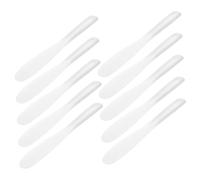FONDOTIN 10Pcs Ergonomic Makeup Spatulas Cosmetic Mixing Tools with Long Handle for Professional Beauty Salon Home Use Multifunctional Stirring and Application