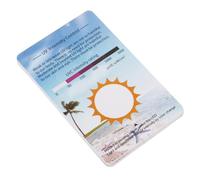 FONDOTIN 10pcs Essential Uv Testing Cards Uv Light Identifying Cards for Safety Reptile Owners