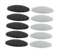 FONDOTIN 10Pcs Foot Care Grinding Heads Replacement for Electronic Foot File Curved Design Pedicure Tool for Dead Skin and Callus Removal