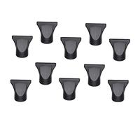 FONDOTIN 10Pcs Hair Dryer Nozzle Attachments Professional PP Material Heat Resistant Concentrator for Even Airflow Volume Maximizing Blow Dryer Accessories for Salon and Home Use