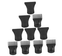 FONDOTIN 10pcs Hair Dryer Nozzles and Combs for Blow Dryer Attachment Professional Wind-gathering Mouth Comb Suitable for Use in Salon Styling