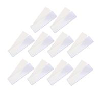 FONDOTIN 10pcs Magnetic Label Holders PVC Transparent Card Sleeves Shelf Index Card Holder for Office Warehouse Supermarket Organization