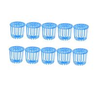 FONDOTIN 10pcs Parrot Feeding Basket Fruit Veg Basket Bird Feeder Baffle Caged Bird Supplies