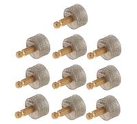 FONDOTIN 10Pcs Pet Nail Replacement Grinding Heads Raised Tips for Electric Nail Grinder Tool Grooming Dogs Cats Polish Smooth Claws