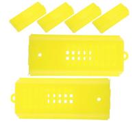FONDOTIN 10Pcs Plastic Cages Durable Cell Protector for Bees Beekeeping Tools for Queen Rearing and Breeding Easy to Use Protective Cage for Beekeepers
