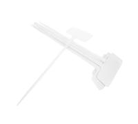 FONDOTIN 10pcs Plastic Garden Labels Durable Outdoor Plant Tags with Slanted Base for Easy Insertion for Organizing Plants Gardening Supplies