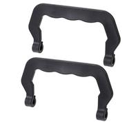 FONDOTIN 10pcs Portable Plastic Pet Cage Handles Detachable Carrying Handles for Bird and Dog Cages, Lightweight Black Set Suitable for Outdoor Travel and Transport