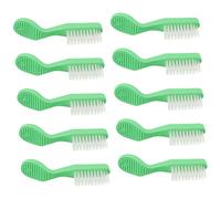 FONDOTIN 10Pcs Prison Toothbrush with Soft Handles Portable Oral Care Essentials for Inmates Safe and Practical Teeth Cleaning Accessories for Prisons and Rehabilitation Centers