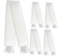 FONDOTIN 10pcs Refillable Lotion Bottles 50g Pe Soft Tube Portable Squeezable Makeup and Shampoo Dispenser Travel Toiletry Containers for Cosmetics and Skincare