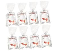 FONDOTIN 10pcs Resin Goldfish Charms Water Bag Design Jewelry Making Pendants for Earrings Bracelet Crafts DIY Necklace Keychain Charms