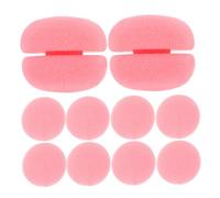 FONDOTIN 10pcs Soft Sponge Hair Rollers Mushroom Shape Curlers for Women Gentle Non Damaging DIY Styling Tools for Long Hair Comfortable Home Use