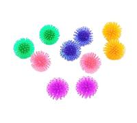 FONDOTIN 10pcs Soft Thorn Balls Cat Funny Interactive Playthings for Cats Random Colors Engaging Pet to Reduce Biting Behavior and Enhance Bonding Random Color