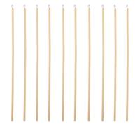 FONDOTIN 10Pcs Solid Wooden Puppet Manipulation Sticks 5Mm X 300Mm DIY Wood Rods for Shadow Puppets Crafting and Model Making