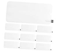 FONDOTIN 10PCS Ultra Transparent Tempered Glass Screen Protectors for Break High Clarity Film with Sensitive Touch and Fingerprint Coating Case Friendly Mobile Phone Protective Films