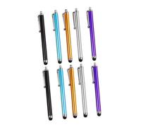 FONDOTIN 10pcs Universal Capacitive Stylus Pens for Touch Screens Tablet and Phone, Portable Metal Screen Touch Pens with High Sensitivity, Multi-color Set for Travel and Office Use