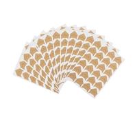FONDOTIN 12 Sheets Self Adhesive Vintage Photo Corners for Scrapbooking Photo Albums Journals Easy Stick Kraft Paper Edge Stickers for DIY Memory Preservation and Craft Projects