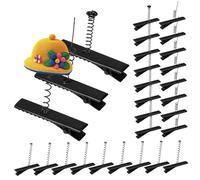 FONDOTIN 120 Pcs Spring Alligator Hair Clips Metal Duck Bill Barrettes with Secure Grip Flat Hair Pins for Styling and Adults for Everyday and Party Use