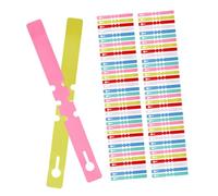 FONDOTIN 1200pcs Plastic Plant Tags with Adjustable Rings Smooth Writable Surface Garden Markers for Trees Flowers Seedlings Nursery Labels for Outdoor Plant Identification