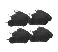 FONDOTIN 12pcs Comfortable Breathable Game Blindfolds with Elastic Straps for Adults Soft Portable Eye Masks for Night Board Games Party Play and Travel Use