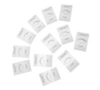 FONDOTIN 12pcs Eyelash Try Cards Portable Lash Display Board for False Lash Style Preview and Trial for Salon Extensions for Makeup Application