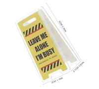 FONDOTIN 12pcs Mini Acrylic Desk Sign Holders Funny Office Note Clips for Boss Coworkers Cute Organizers for Spaces Versatile Home Office Accessories