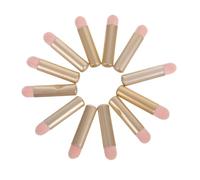 FONDOTIN 12pcs Mini Makeup Brush for Eyes Lips Face Soft Synthetic Bristles for Precision Application Compact Travel-friendly Cosmetic Brushes for Undereye Lip Corners and Areas