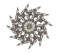 FONDOTIN 12pcs Vintage Iron Corner Protectors Decorative Box Corners for Furniture and Albums Easy to Install Antique Edge Guards for Home Improvement and Craft Projects