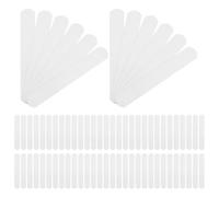 FONDOTIN 150PCS White Hat Sweat Pads for Caps Absorbent Sweat Liner Tape Collar Protectors Sweat-Absorbing Inserts for Baseball Golf Hats and Shirt Neck Guard