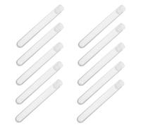 FONDOTIN 15Pcs Eyelash Wand Storage Tubes Clear Plastic Test Tubes for Makeup Brushes Protective Design for Eyelash Applicator Tools Durable and Reusable Eyelash Brush Containers
